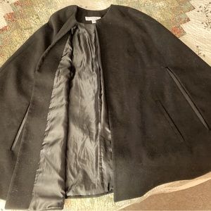 New York & Co. Black Wool Cape